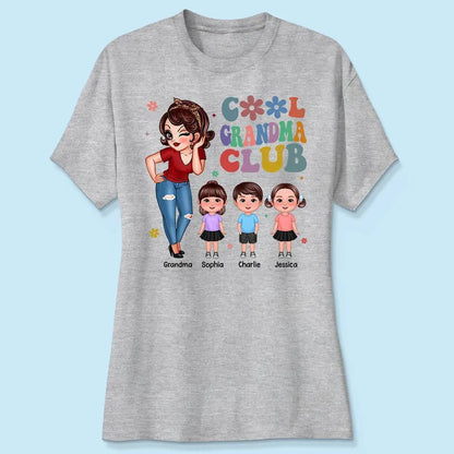 Exclusive 'Cool Grandma Club' Tee - Custom Chic Gift for the Trendsetting Grandma