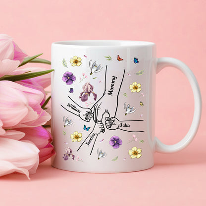 Mother & Daughter – A Bond That Can’t Be Broken | Personalized White Ceramic Mug - Ideal Gift for Mother's Day, Family Gatherings, or Special Occasions