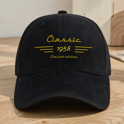 Personalized Classic Tee, Retro Birth Year Typography, Custom Keepsake, Unique Gift for Him