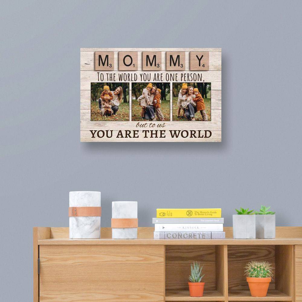 Cherished Moments with Mom - Personalized Canvas for the Heartfelt Home
