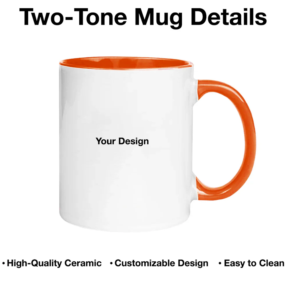 This Grandma Loves Her Herd Two-Tone Mug with Coffee-Holding Cow, Personalized Creative Gift for Grandma
