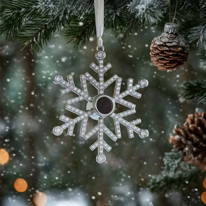 Personalized Photo Ornament - Capture Your Love in Sparkling Elegance