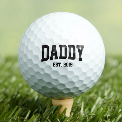 Personalized Golf Ball Stamp, Papa Design for Marking Balls on the Green, Creative Gift for Dad