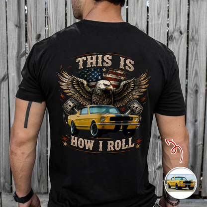 Personalized Custom Car Photo Classic Tee, I'm Not Old I'm Classic, Unique Gift for Dad or Grandpa