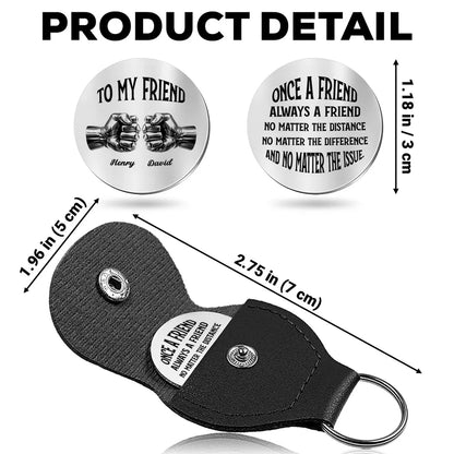 Pocket Hug for Friends, Once A Friend Always A Friend Message, Small Everyday Keepsake, Thoughtful Unique Gift