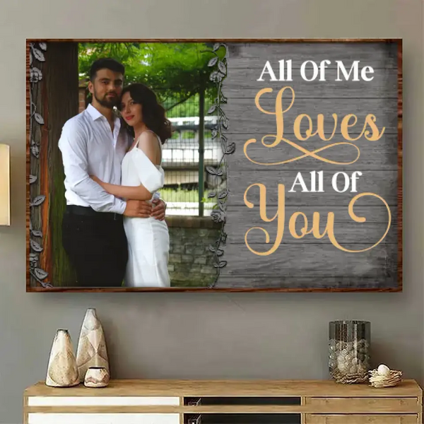 My Favorite Place In All The World Is Next To You - Personalized Photo Poster - Ideal Romantic Gift for Couples on Valentine's & Anniversaries