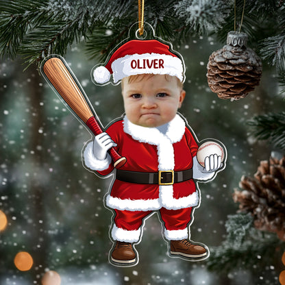 Funny Personalized Christmas Ornament – Perfect Gift for Quirky Kids and Grandkids, Celebrate Holiday Cheer