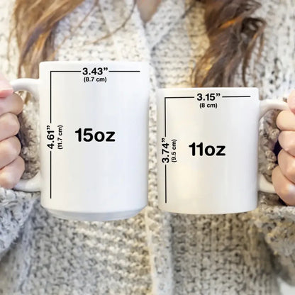 Special Custom Mug for Pet Lovers - Two-Tone Ceramic Mug for Daily Use and Gifting