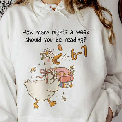 How Many Nights A Week Should You Be Reading 67 - Playful Personalized Gift for Readers