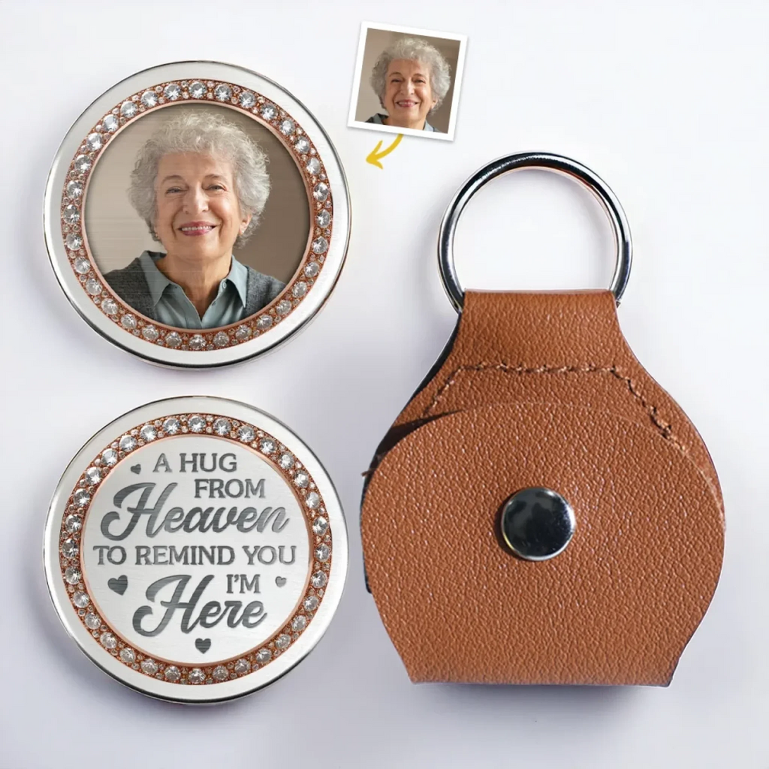 Personalized Pocket Hug Keychain for Gifts & Memorial Use – DoyoBest
