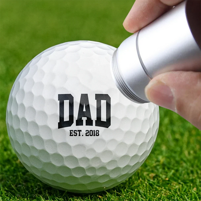 Personalized Golf Ball Stamp, Papa Design for Marking Balls on the Green, Creative Gift for Dad