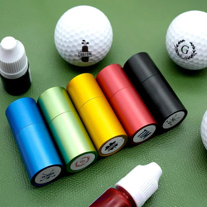 Personalized Plastic Golf Ball Stamp, Custom Hand-Stamped Marks on the Course, Unique Gift for Golfers