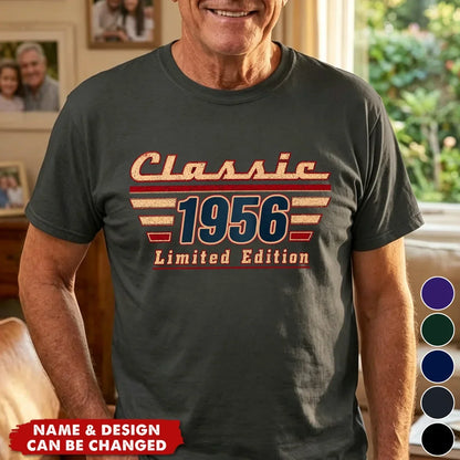 Personalized Black Baseball Cap with Retro Typography, Unique Birthday Gift for Dad or Grandpa