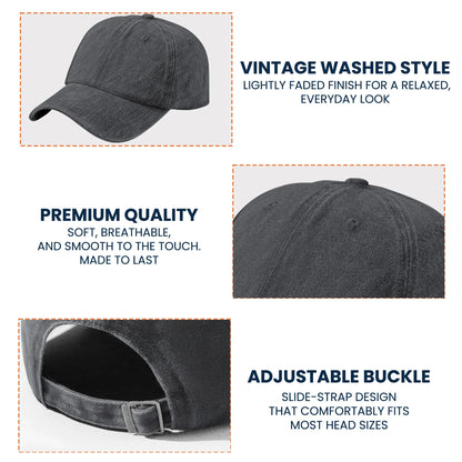 America 1776: 250 Years of Freedom - Personalized Distressed Denim Cap