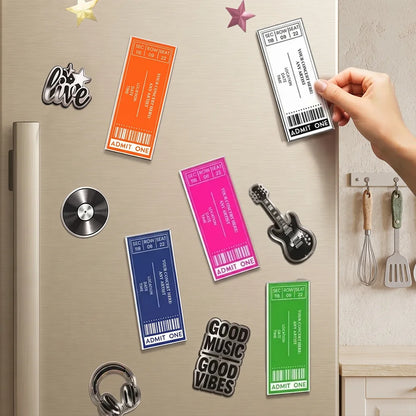 Personalized Acrylic Magnet, Favorite Concert Memory with Good Music Good Vibes, Creative Gift for Daughter or Friend