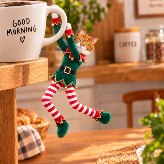 Personalized Photo Squishy Plush Doll, Loved Ones Lounging by a Christmas Tree, Unique Family Gift