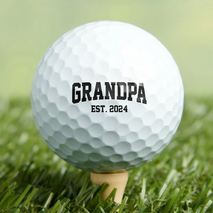 Personalized Golf Ball Stamp, Papa Design for Marking Balls on the Green, Creative Gift for Dad