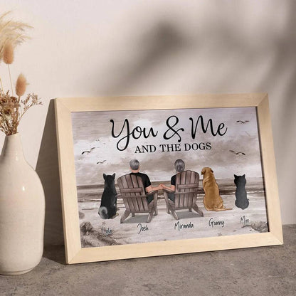 Forever United - Our Love & Pets Family Poster or Canvas