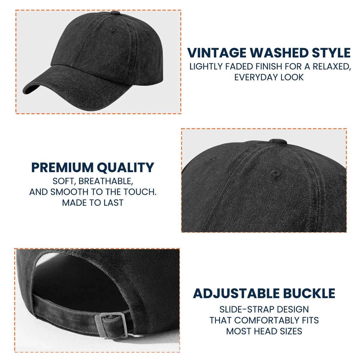 Personalized Washed Denim Baseball Cap, God Bless America Eagle Flag Design, Vintage Look Everyday Wear, Unique Gift