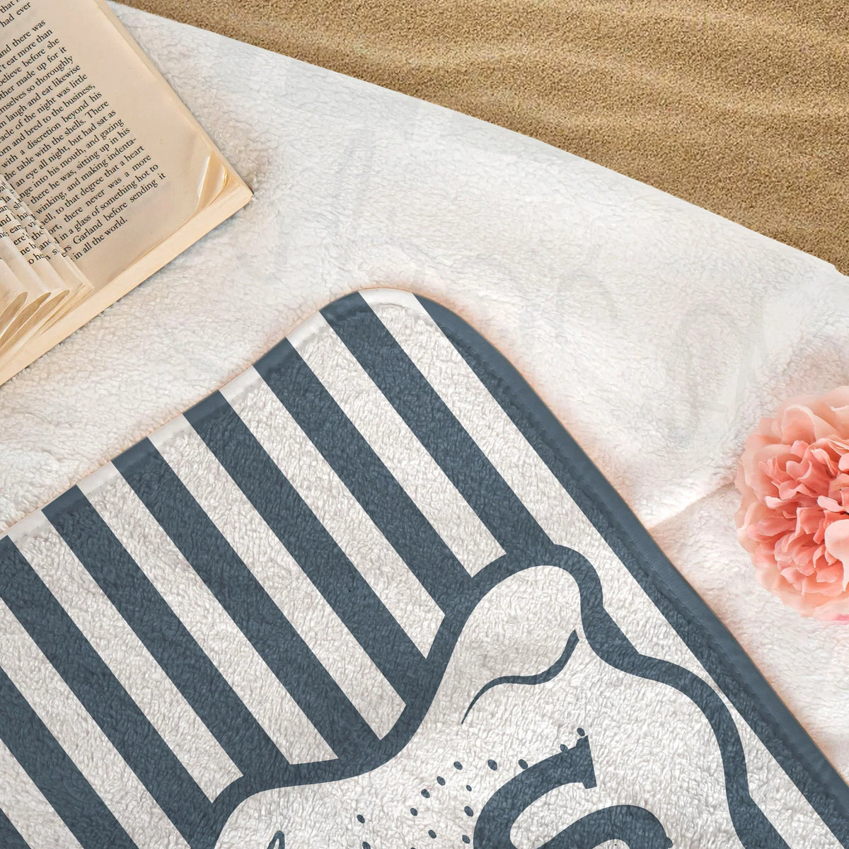 Personalized Girls Trip Beach Towel, Custom Besties Trip Design for Beach Days, Unique Colorful Gift for Friends