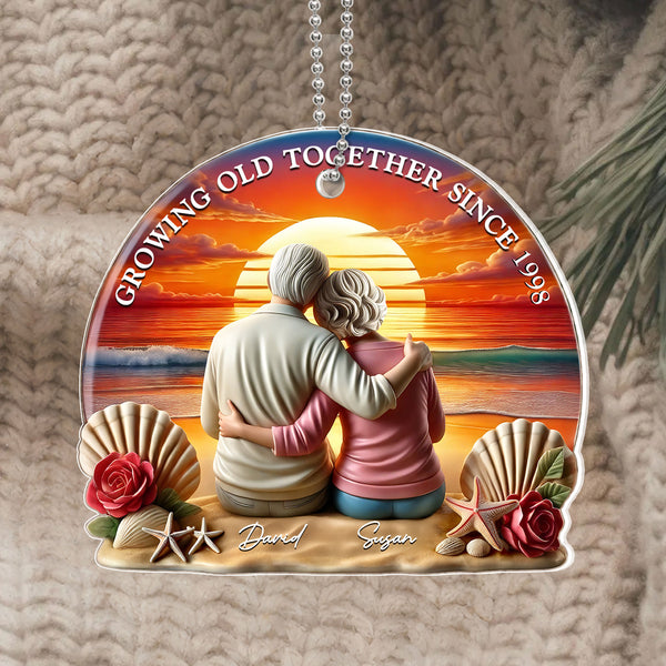 Custom Ornament for Senior Couples - A Heartwarming Gift of Love