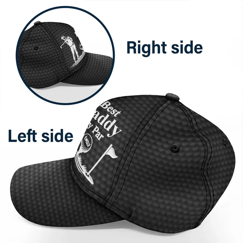 Personalized Golf Classic Cap for Grandpa, Custom Course Design, Unique Gift for Golf Days