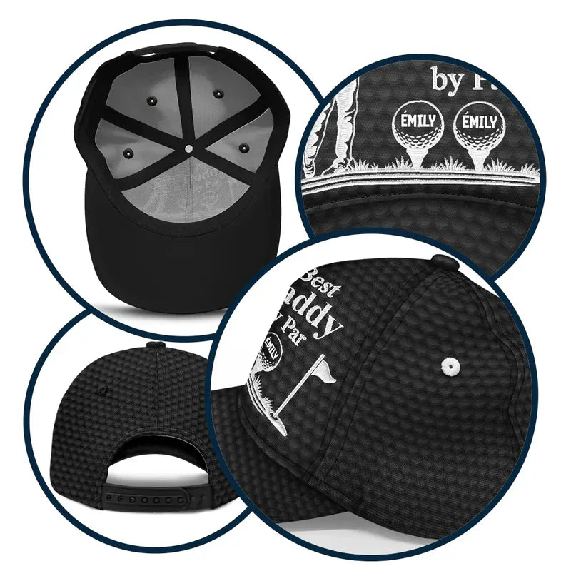 Personalized Golf Classic Cap for Grandpa, Custom Course Design, Unique Gift for Golf Days