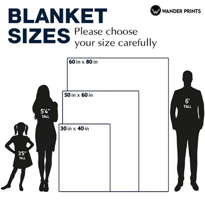 Personalized Graduation Fleece Blanket, I Graduated Can I Go Back To Bed Now, Cute Cartoon Grad Gift