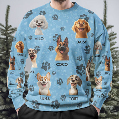Personalized Dog Breed Sweatshirt - Custom Gift for Pet Lovers