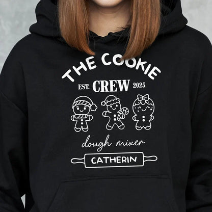 Personalized Cookie Crew Classic Tee, Christmas Baking Design, Unique Gift for Family