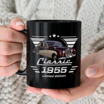Personalized Classic Car Mug, Creative Gift for Car Enthusiasts & Cozy Coffee Time