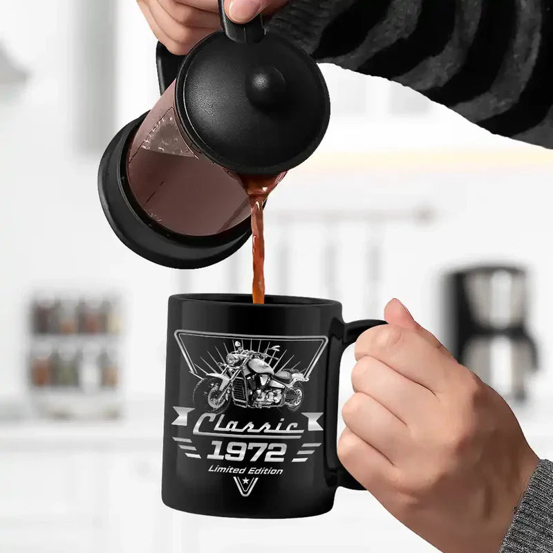 Personalized Classic Car Mug, Creative Gift for Car Enthusiasts & Cozy Coffee Time