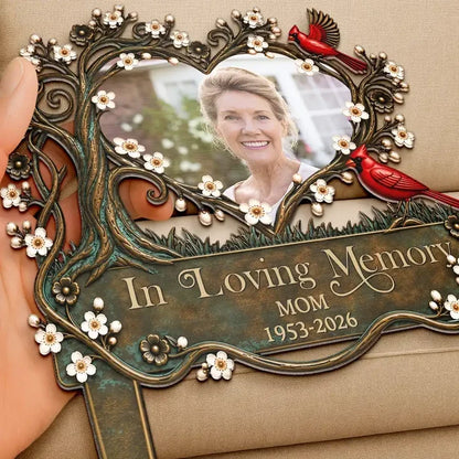 I'm Always With You Personalized Metal Garden Stake with Cardinals, Creative Remembrance Gift for Family