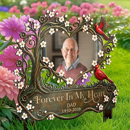 I'm Always With You Personalized Metal Garden Stake with Cardinals, Creative Remembrance Gift for Family