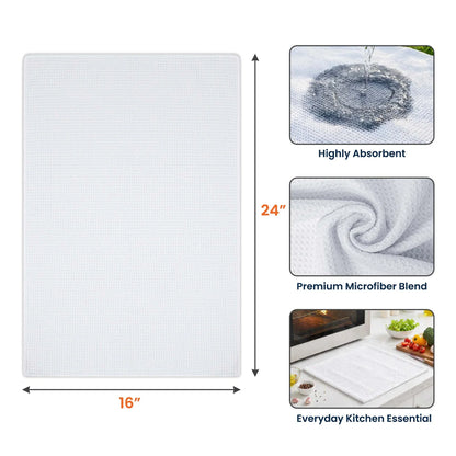 Personalized Birth Flower Kitchen Towel With Monogram, Sunlit Garden Decor, Unique Gift for Home Cooks
