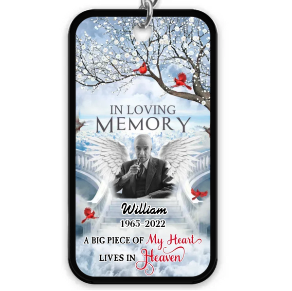 The Call I Wish I Could Take Memorial Sympathy Gift Remembrance Keepsake Photo Inserted Personalized Acrylic Keychain
