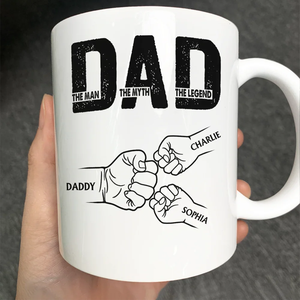Gift For Father,Love - Dad The Man The Myth The Legend - Personalized Mug