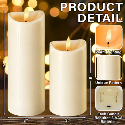 Personalized Flameless LED Candle, Family Miles Quote, Warm Glow, Creative Sentimental Gift for Family