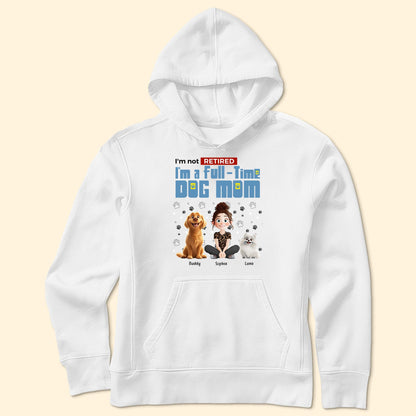 Personalized Dog Mom T-Shirt – Custom Pet Name, Cute Dog Lover Gift, Cozy Sweatshirt & Hoodie