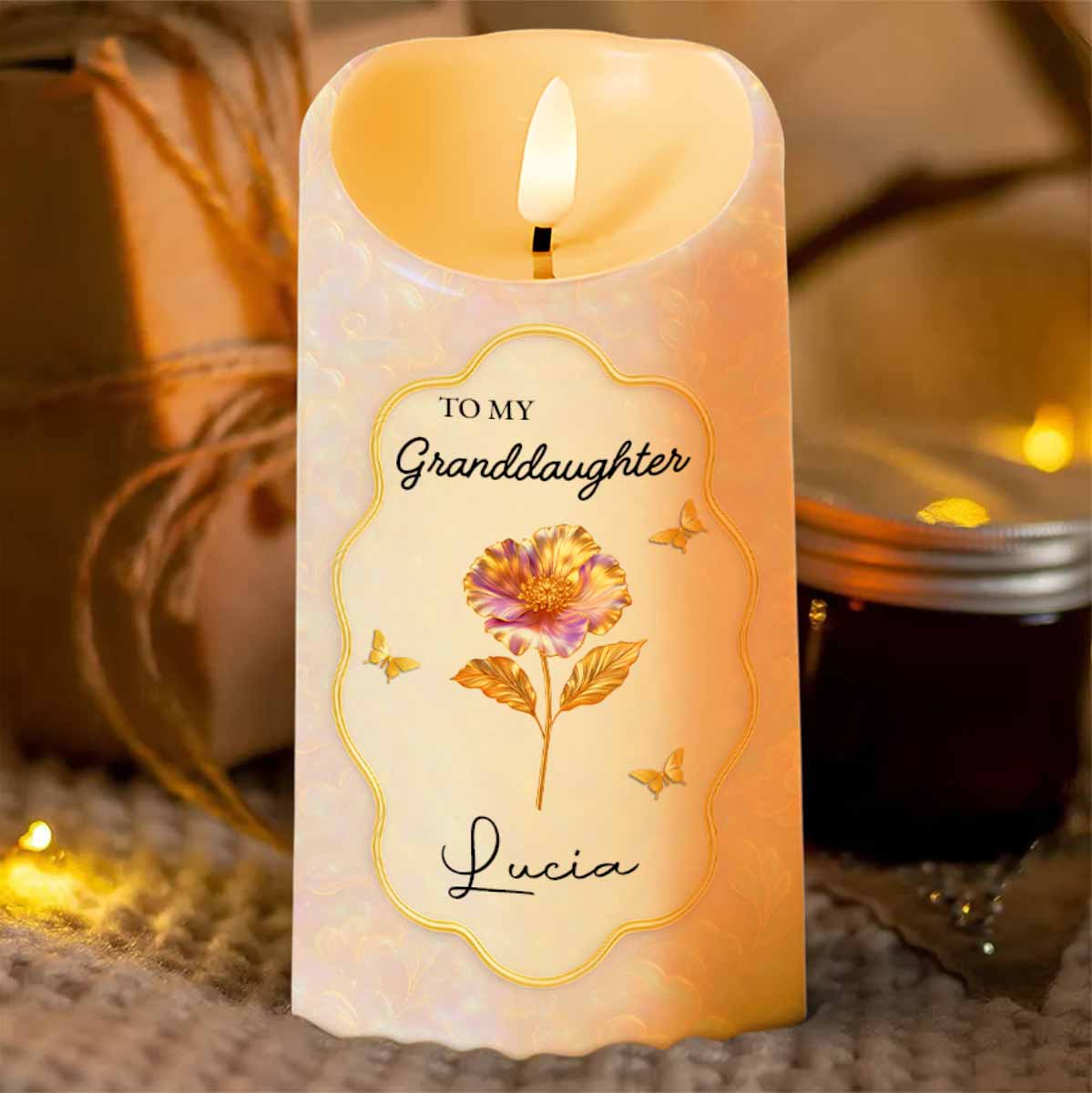 Once Upon A Time, Little Girl Stole My Heart, Flower and Butterfly Design
