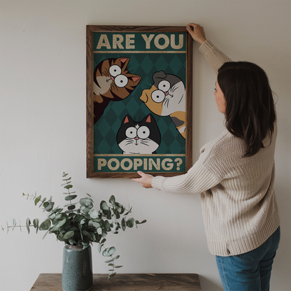 Personalized Funny Cats and Dogs Poster – Ideal Gift for Cat and Dog Lovers