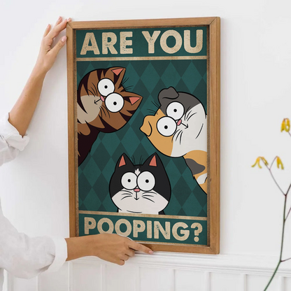 Personalized Funny Cats and Dogs Poster – Ideal Gift for Cat and Dog Lovers