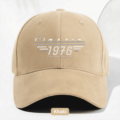 Brushed Cotton Baseball Cap with Vintage Classic Design, Creative Gift for Him, Dad or Husband