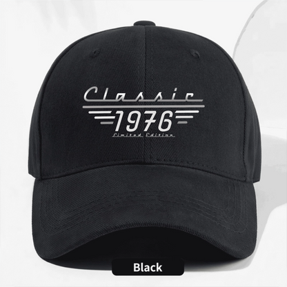 Brushed Cotton Baseball Cap with Vintage Classic Design, Creative Gift for Him, Dad or Husband