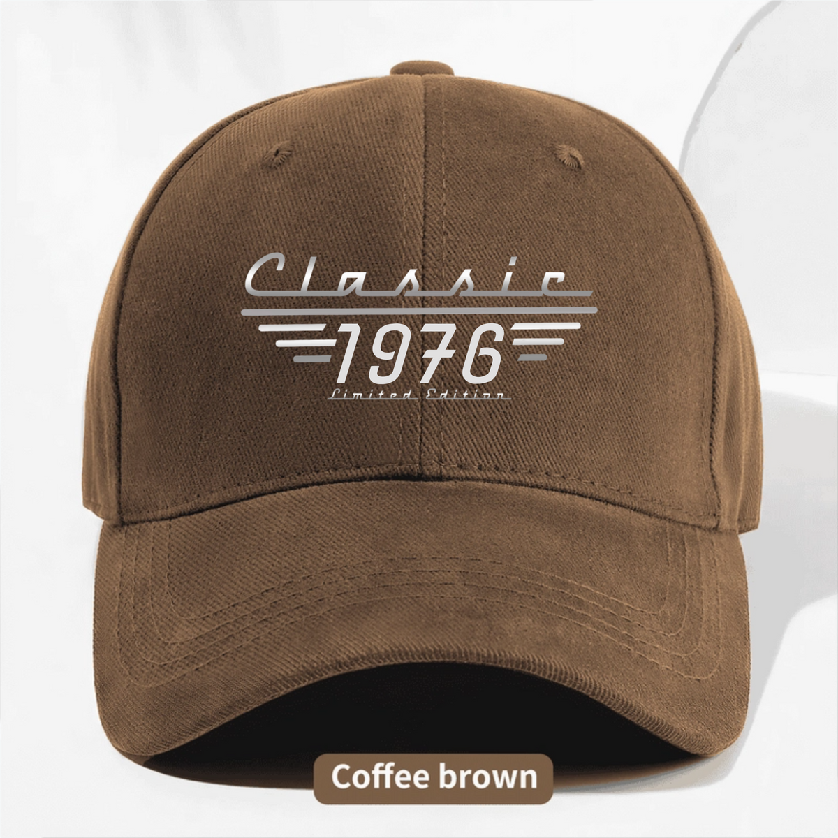 Brushed Cotton Baseball Cap with Vintage Classic Design, Creative Gift for Him, Dad or Husband
