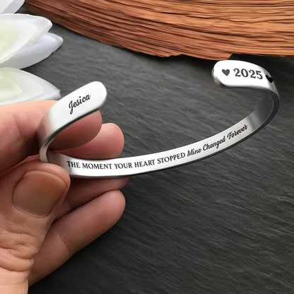 The Moment Your Heart Stopped, Heart Cuff Bracelet