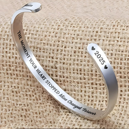 The Moment Your Heart Stopped, Heart Cuff Bracelet