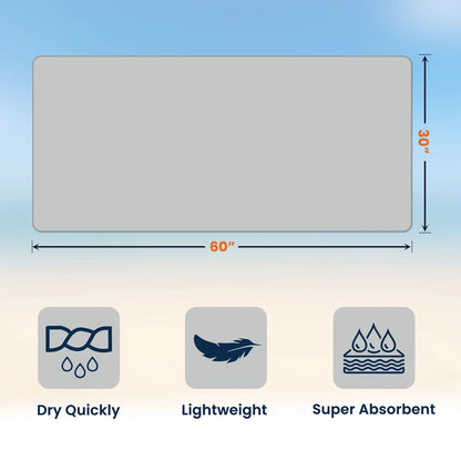 Personalized Nautical Flag Name Beach Towel for Pool or Beach Trips - Unique Travel-Friendly Gift