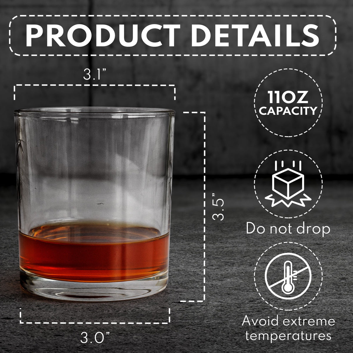 Custom Dog-Design Whiskey Glass for Dad – Personalized Pet Cup Gift