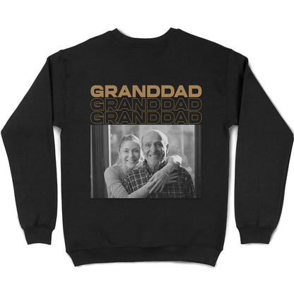 Personalized Classic Tee With Dad Playing With Kids Photo Collage, Unique Gift For Father